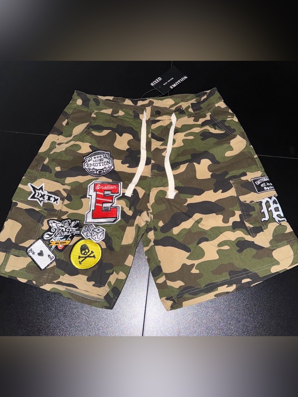 Mixed Emotion Jean Shorts